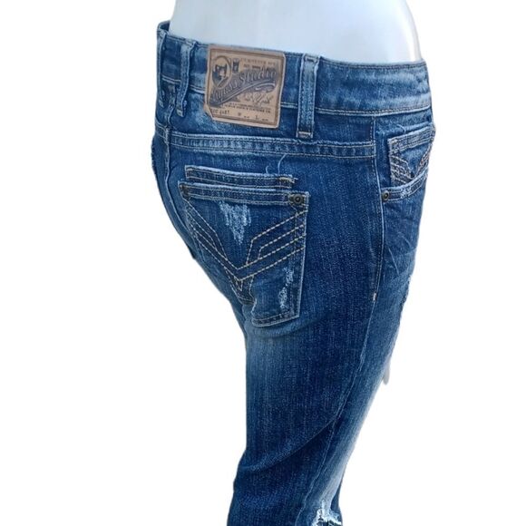 570021..Vigoss Studio Dublin Skinny Jeans Size 5/6, W30" 30"Inseam 7 1/2"Rise - Picture 5 of 6